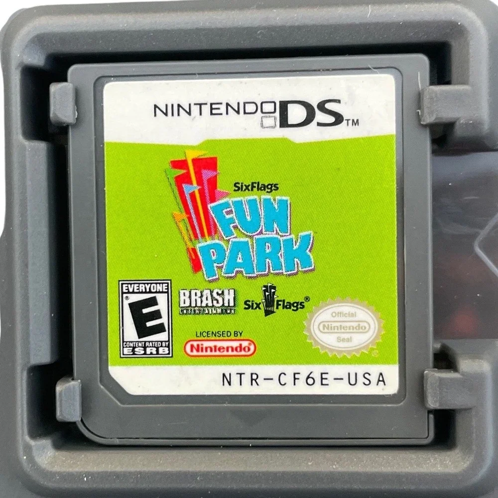 Six Flags Fun Park Nintendo DS Game CIB NTR-CF6E-USA Brash Entertainment 2008